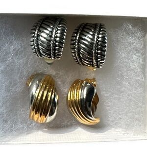 Bundles vintage clip-on earrings